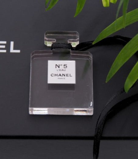 Chanel Acrylic Bottle clear Plastic Charm NO 5 VIP GIFT