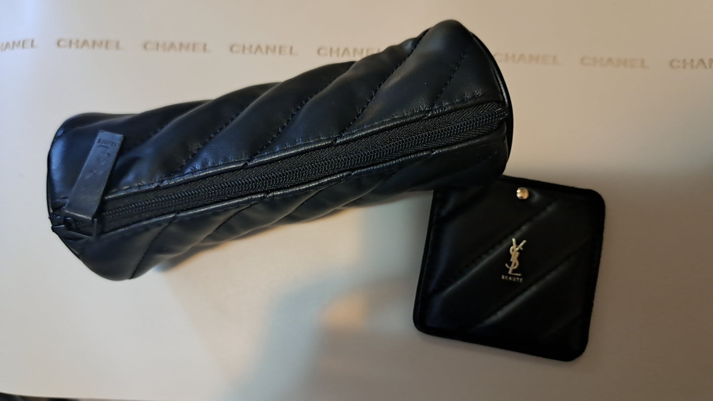 YSL Makeup pouch with Slide mirror RARE