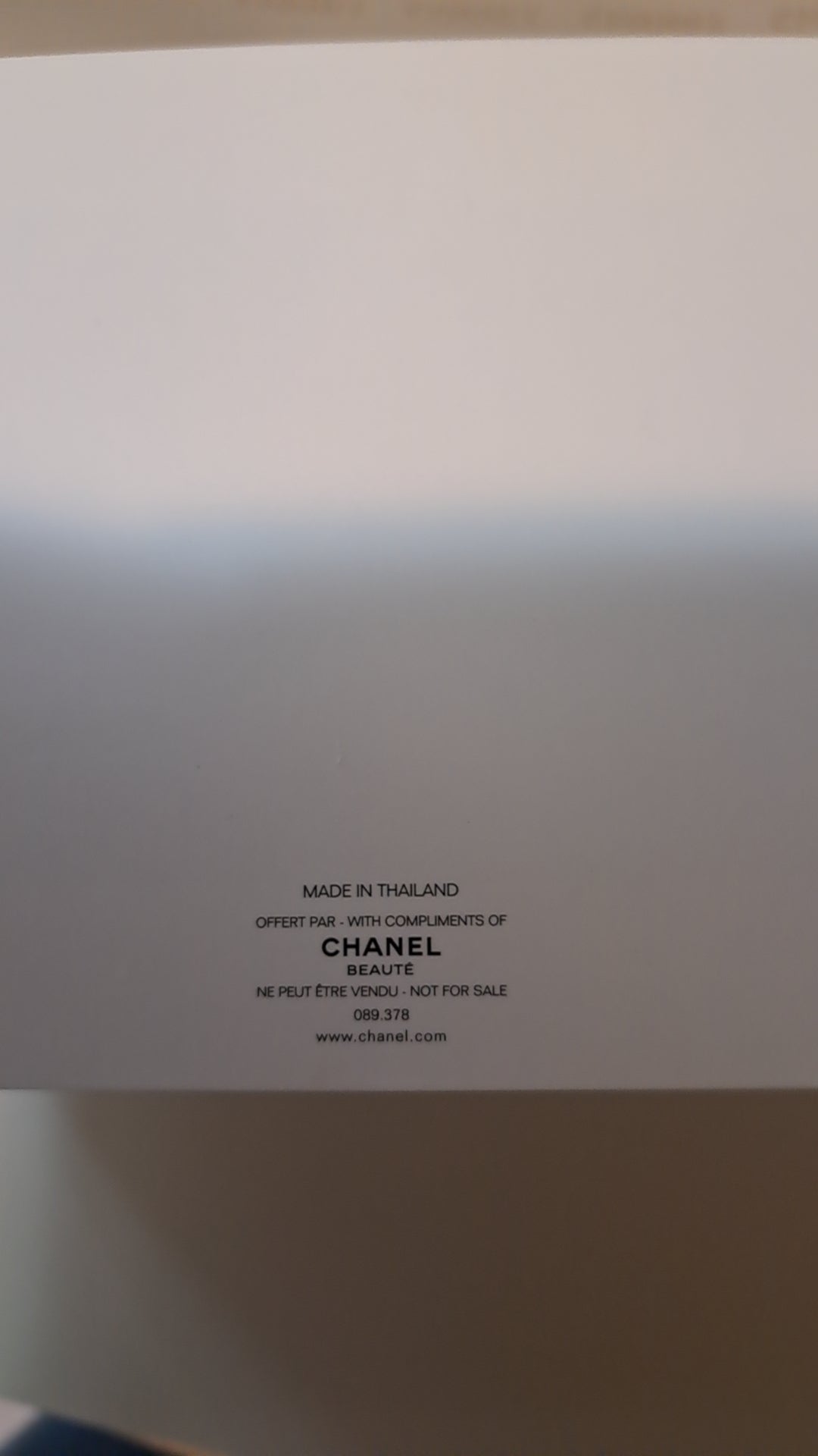 Chanel Makeup Mirror Storage case box VIP gift