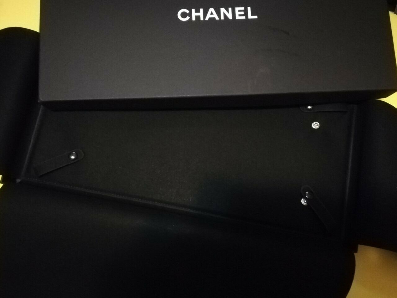 Authentic Empty Chanel Extra Long Waist Chain Jewelry Box with velvet pouch