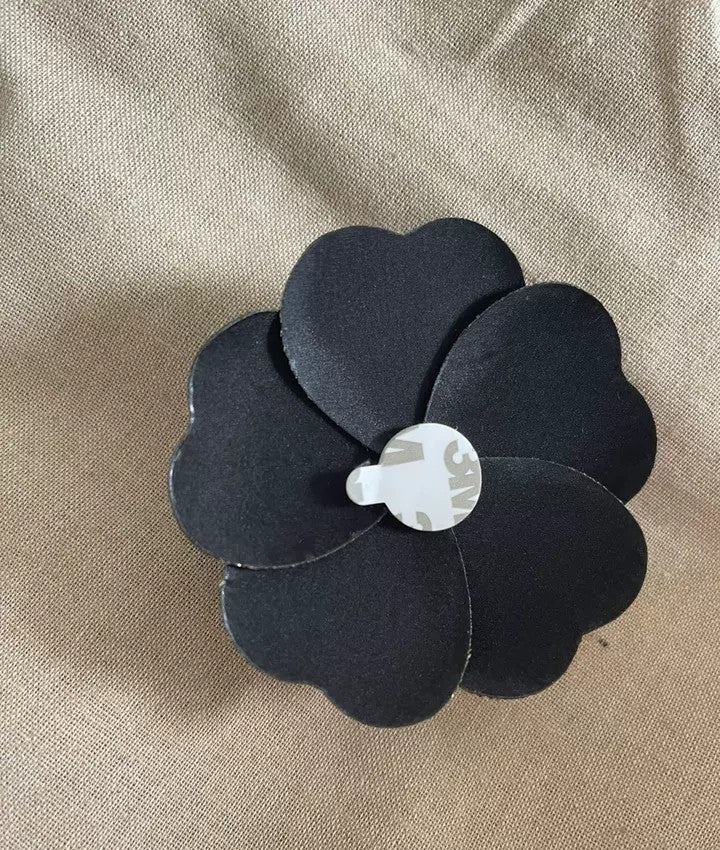 Chanel tweed Camellia sticker for packaging x 3