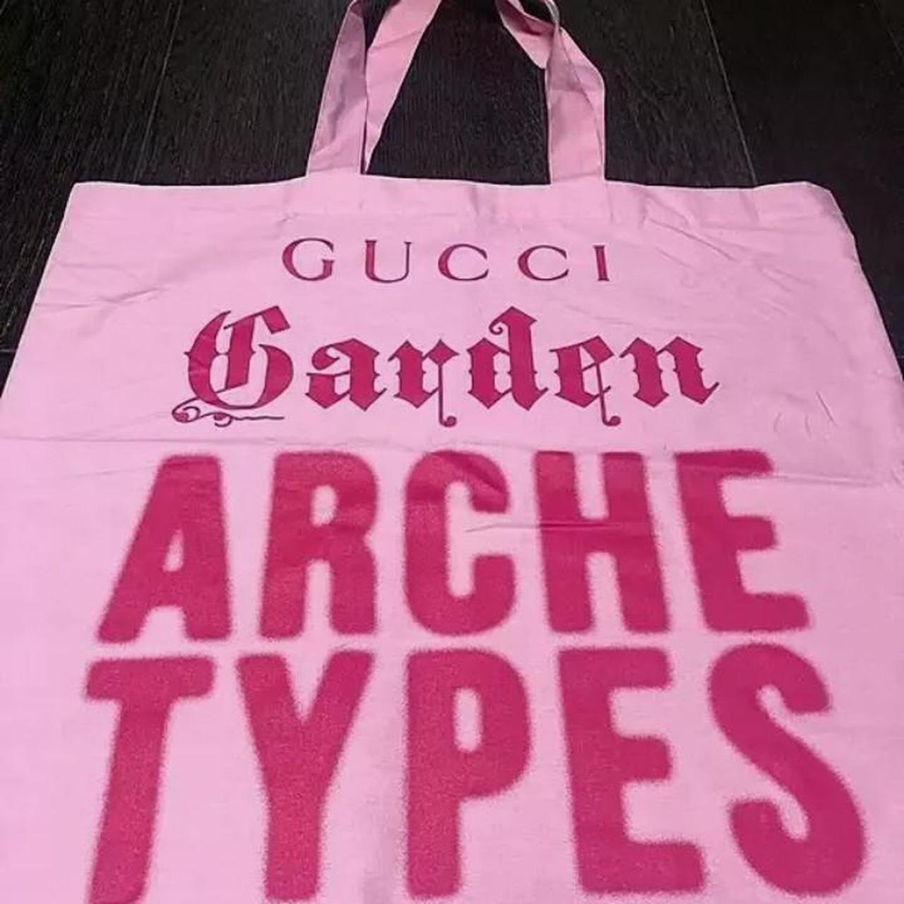 Gucci Garden Pink Museum Tote Bag RARE