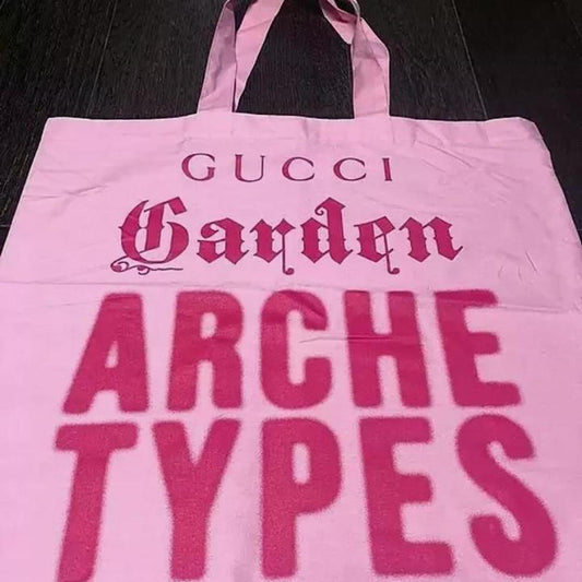 Gucci Garden Pink Museum Tote Bag RARE