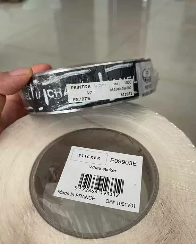 Sealed Sticker roll packaging