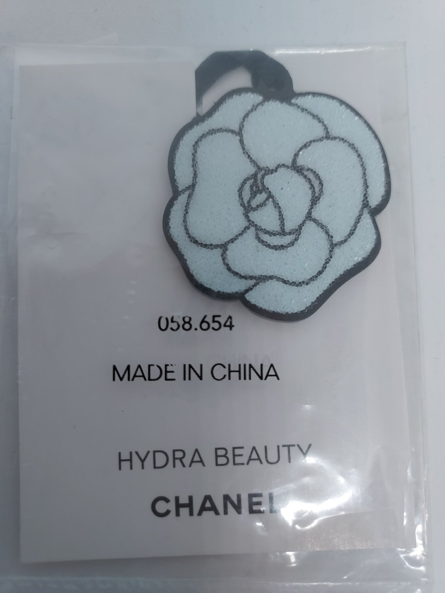 Hydra Beauty camellia light blue charm logo plastic collectable