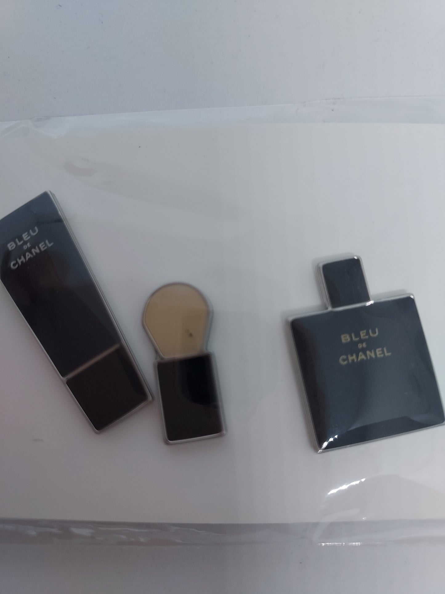 Bleu De Chanel pin brooch badge set of 3pcs VIP Gift