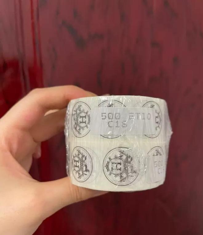 Sealed Sticker roll packaging