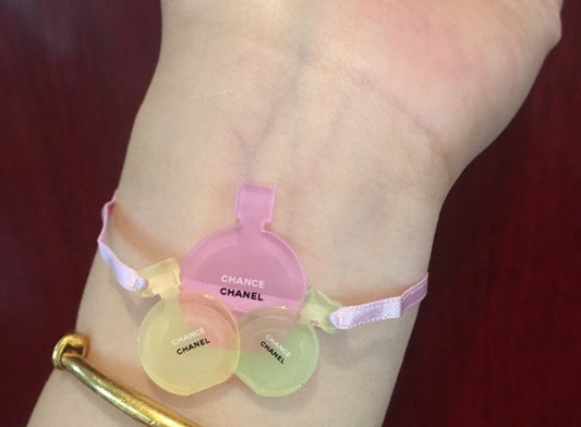 Chance Perfume Bottle Fancy Charm String Bracelet
