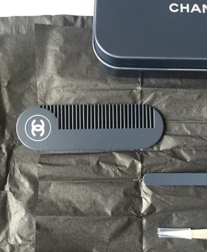 Bleu De Chanel scissors tweezers comb set of 3 pcs in case NEW VIP GIFT