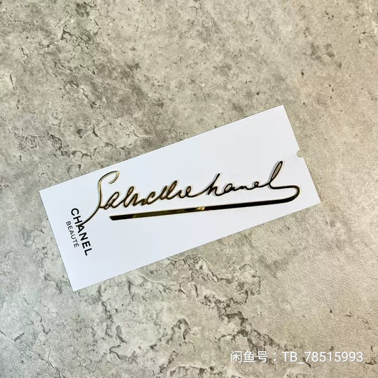 Gabrielle Gold Metal Bookmark 2021 VIP GIFT