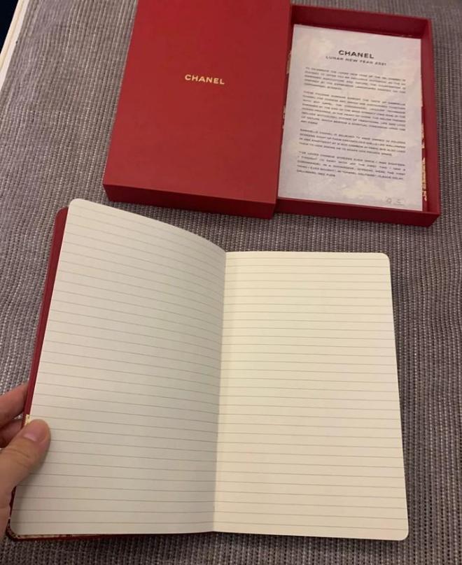Chanel CNY 2021 Leather Organizer Paper Note Pad VIP GIFT