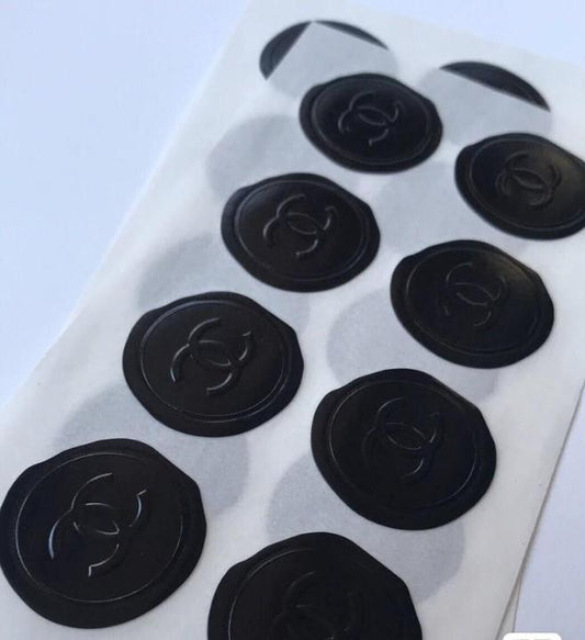 Chanel Beauty Sealed Sticker Sheet packaging 2 sheets X 16pcs