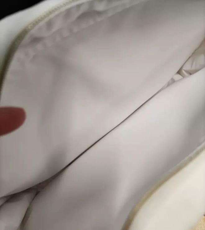 Chanel skincare White Large pouch bag