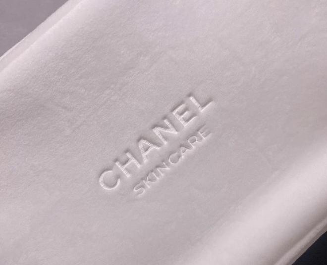 Chanel skincare White Large pouch bag