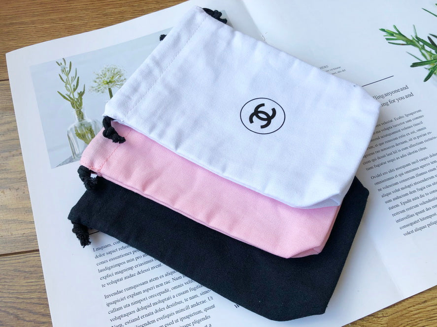 No.5 factory small Pouch Makeup bag set of 3pcs VIP gift