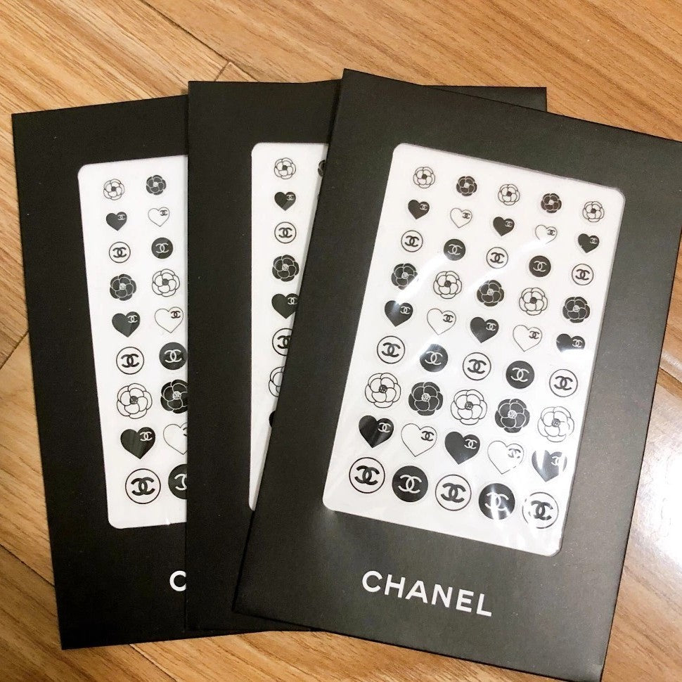 chanel Nail stickers sheet from Beauty Counter Rare