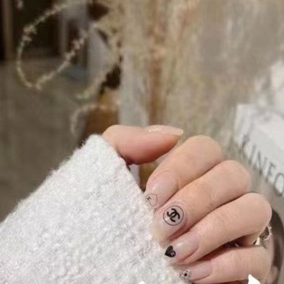chanel Nail stickers sheet from Beauty Counter Rare