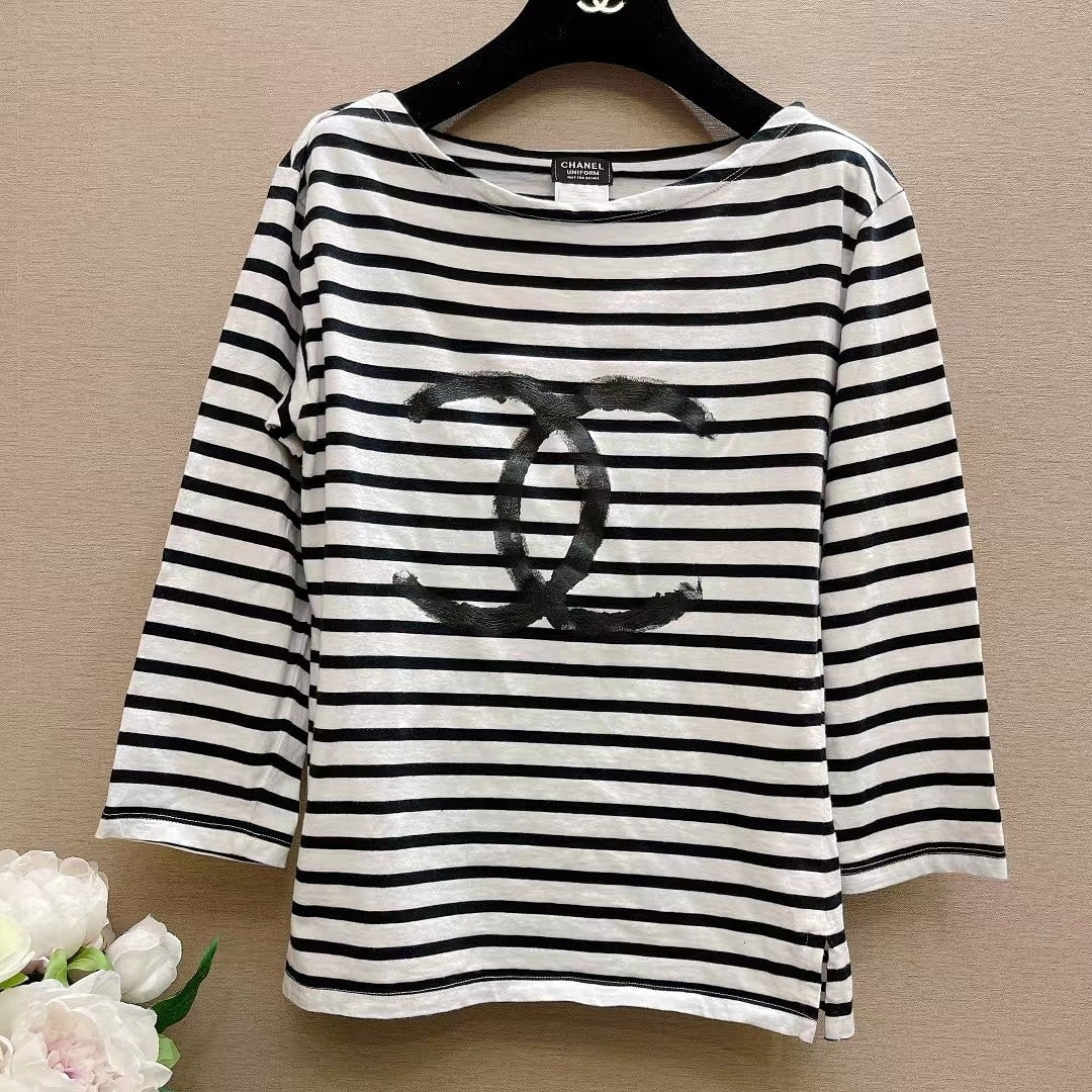 Chanel Stripes Tee Uniform from Chanel uniform