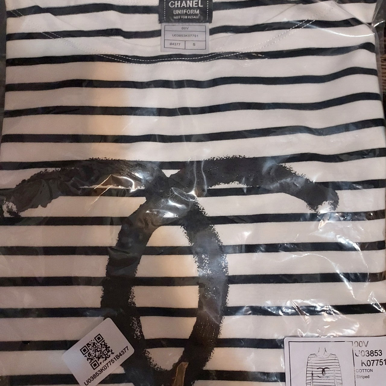 Chanel Stripes Tee Uniform from Chanel uniform