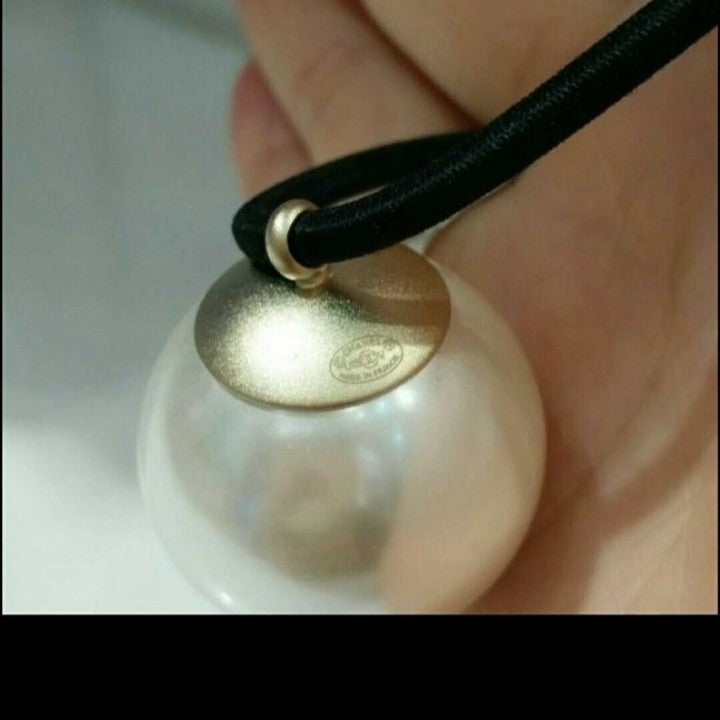 Chanel Pearl Hair Tie from Chanel uniform