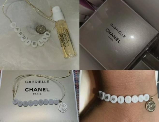 Chanel Gabrielle bracelet small logo charm  + sample gabrielle edp 1.5 ml