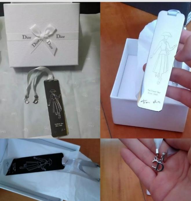 Dior Tailleur Metal Bookmark