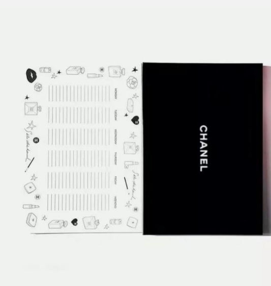 Chanel Day Planner Organizer Paper Note Pad VIP GIFT