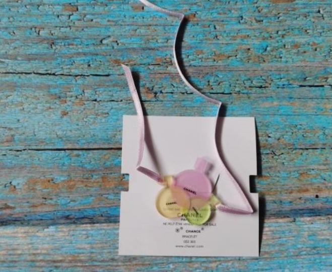 Chance Perfume Bottle Fancy Charm String Bracelet