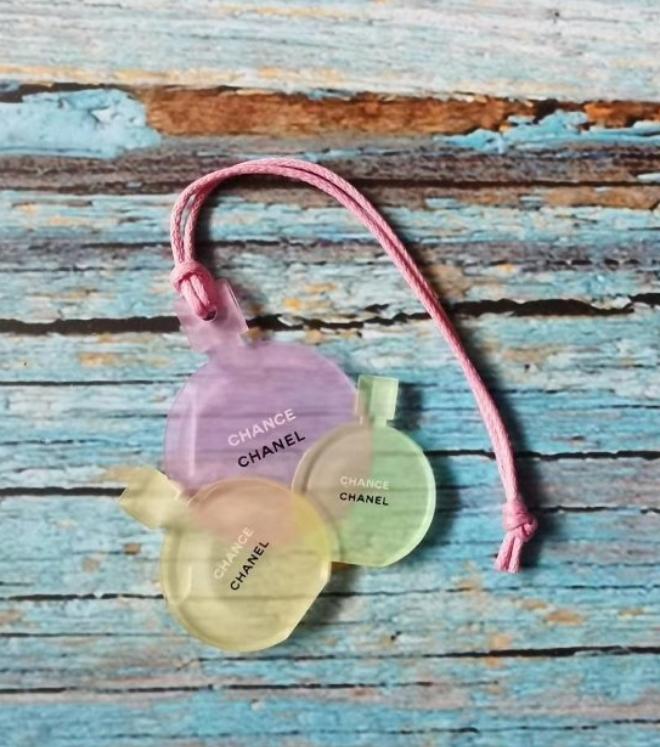 Chance Perfume Bottle Fancy Charm plastic