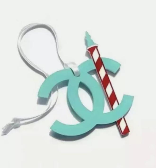 Chanel Green charm logo plastic collectable