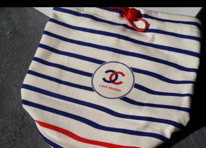 L'Air Marine Stripes White VIP Gift Cotton Beaute with Charm