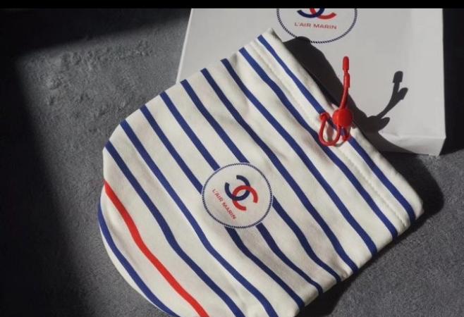 L'Air Marine Stripes White VIP Gift Cotton Beaute with Charm