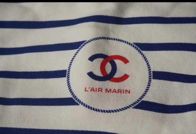 L'Air Marine Stripes White VIP Gift Cotton Beaute with Charm