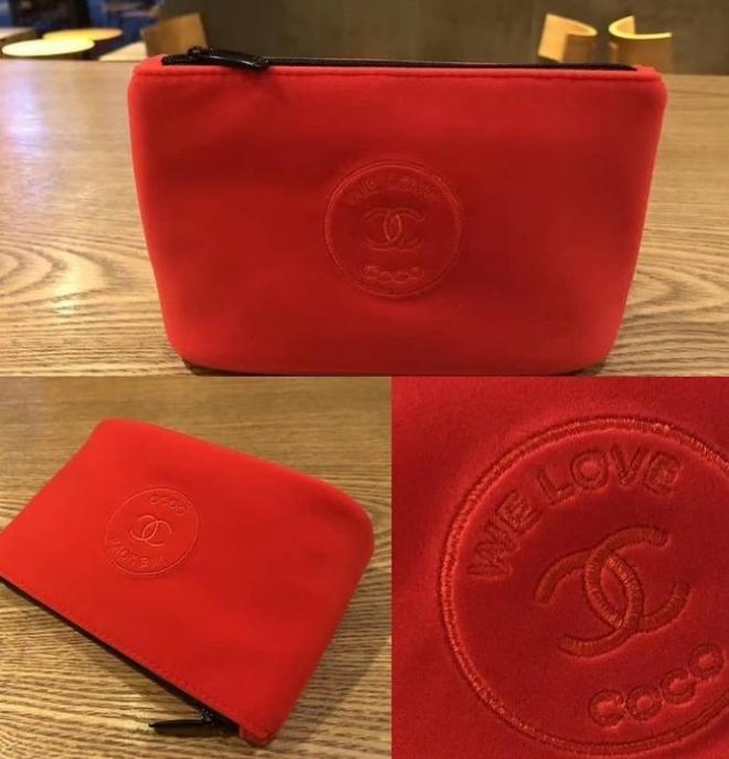 CoCo Love Red Velvet Small Makeup Pouch Clutch bag VIP GIFT