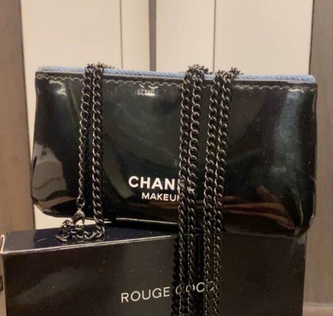 Chanel Mini Sling Coins Card Key Bag with Chain from Chanel Beauty