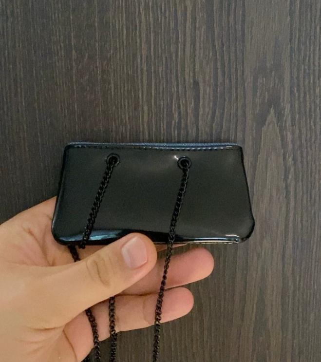 Chanel Mini Sling Coins Card Key Bag with Chain from Chanel Beauty