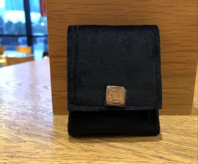 Chanel Small Lipstick Velvet Pouch with Mirror  Makeup Bag  VIP gift