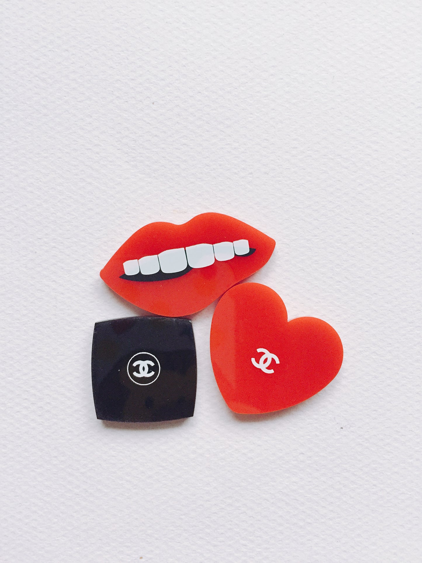Chanel Heart magnet set of 3pcs VIP Gift
