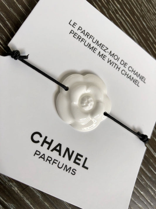 Chanel camellia string bracelet diffuser VIP gift