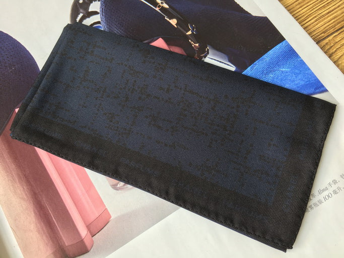 BLEU De Chanel Navy Blue Silky handkerchief with 1.5ml sample