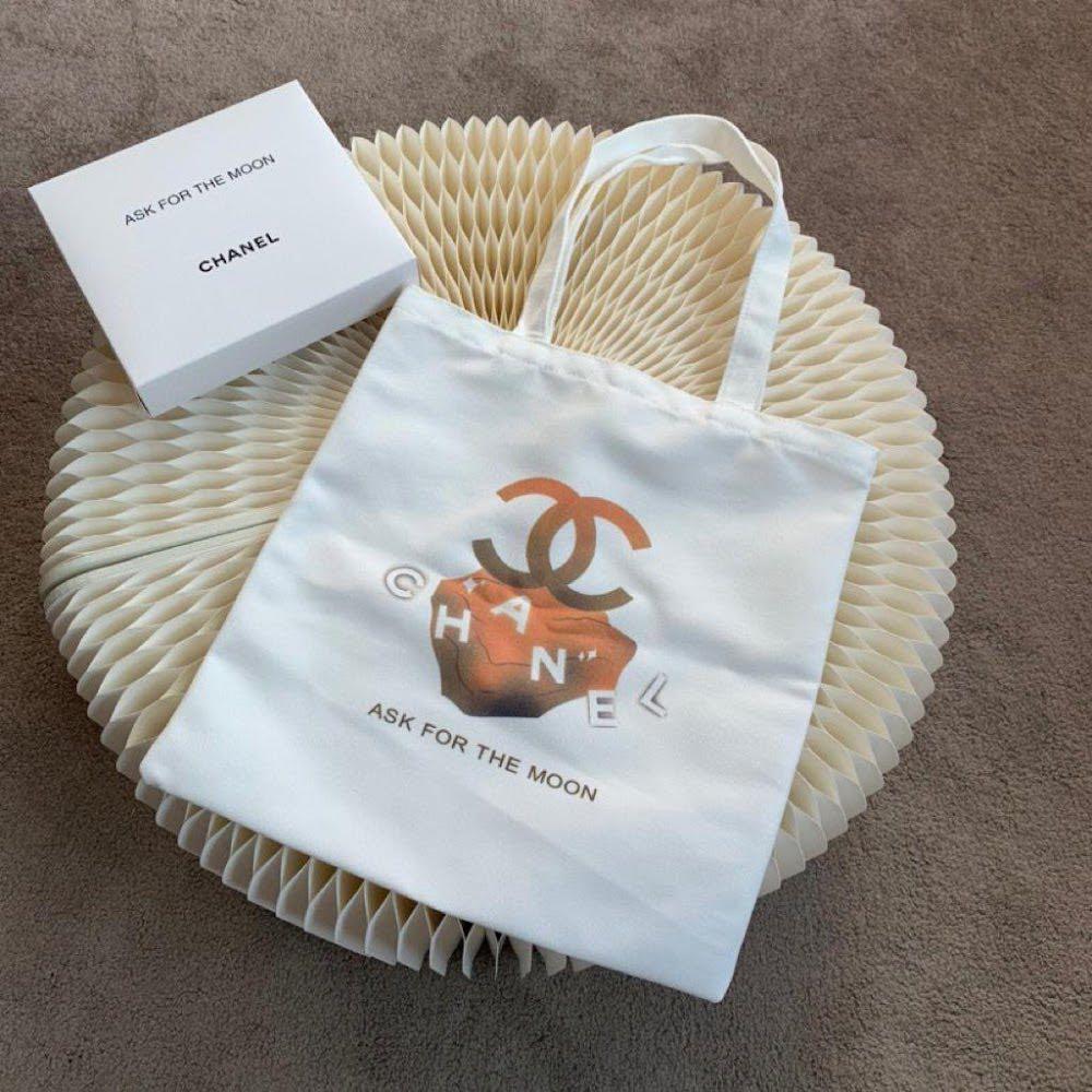 Chanel ask for the Moon 2021 Tote Shopping Canvas Bag VIP gift