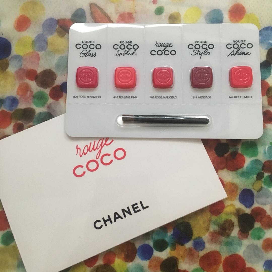 Rouge Coco Palette Samples Set of 5 x 0.09 OZ VIP GIFT