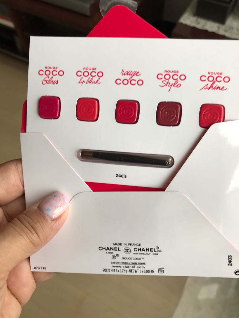 Rouge Coco Palette Samples Set of 5 x 0.09 OZ VIP GIFT