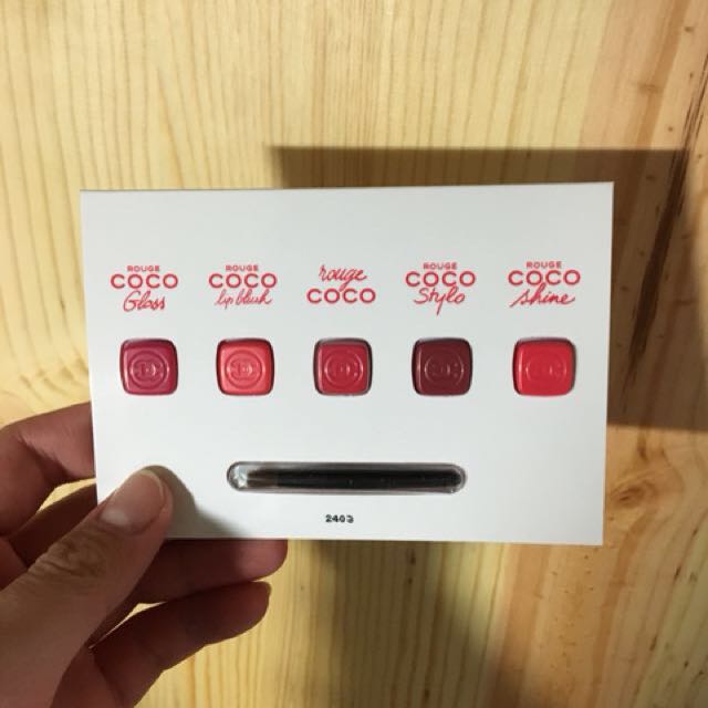 Rouge Coco Palette Samples Set of 5 x 0.09 OZ VIP GIFT