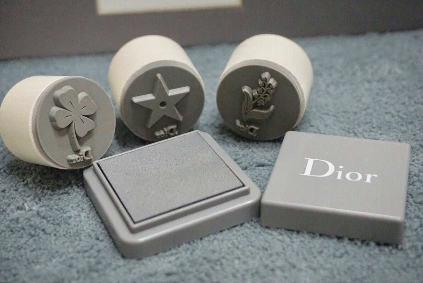Dior Makeup Mini Wooden Stamp Set of 3pcs RARE VIP GIFT