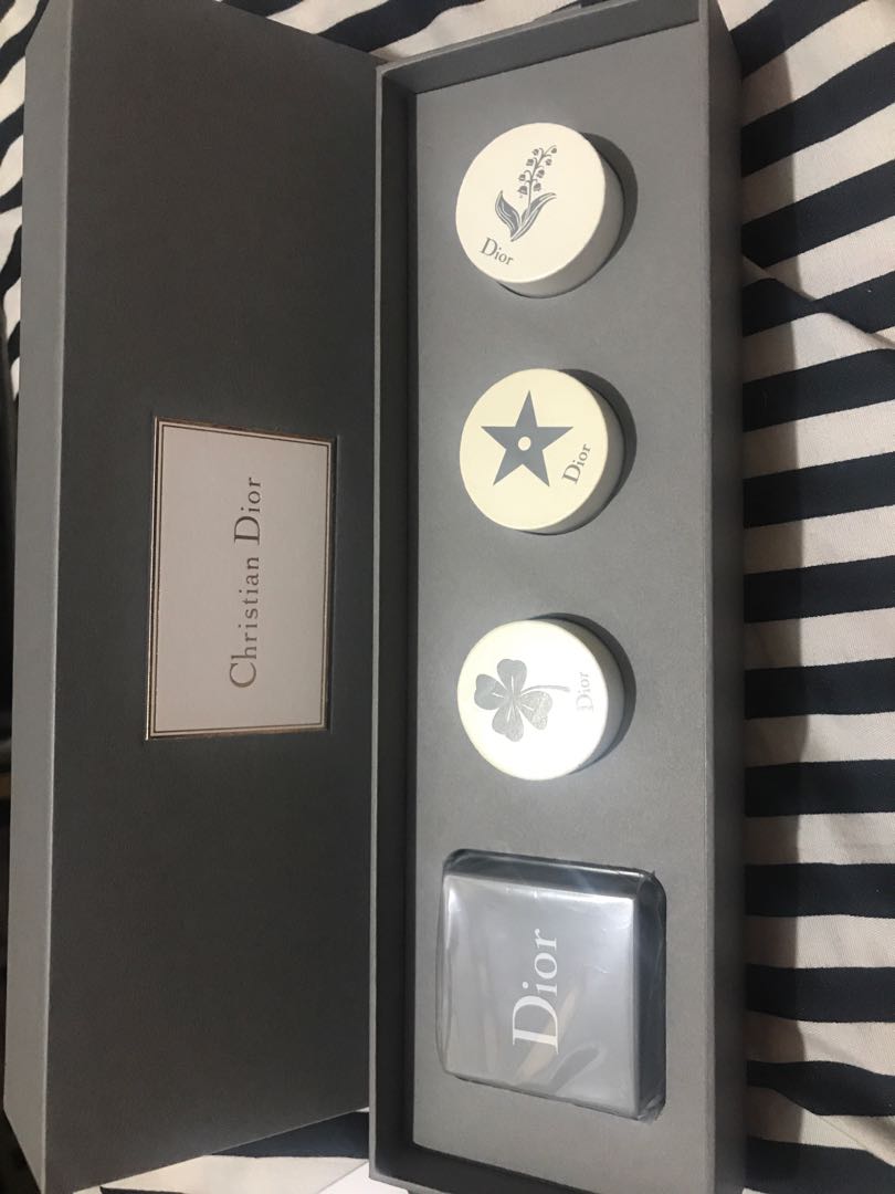 Dior Makeup Mini Wooden Stamp Set of 3pcs RARE VIP GIFT