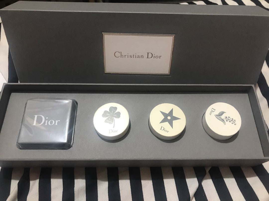 Dior Makeup Mini Wooden Stamp Set of 3pcs RARE VIP GIFT