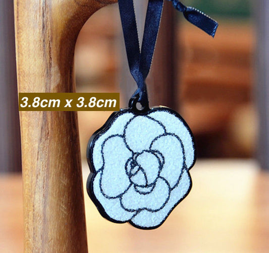 Hydra Beauty camellia light blue charm logo plastic collectable