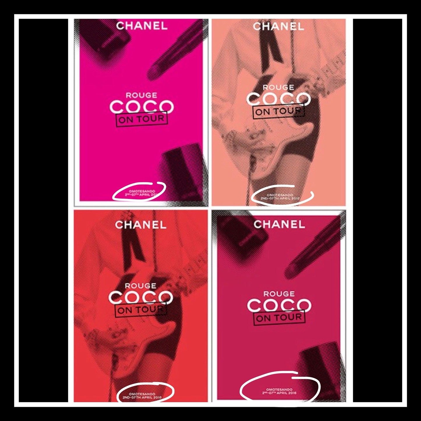 Chanel COCO rouge Tote Shopping Canvas Bag with guita Charm VIP gift