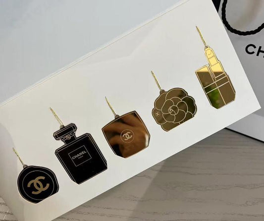 2022 Chanel Metal Bookmark VIP Beaute Gift x 1 set of 5 pcs
